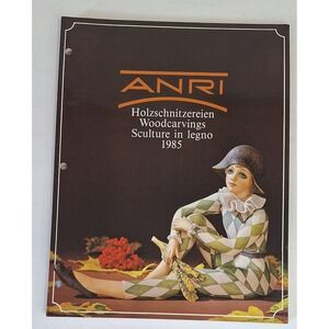 Anri Holzschnitzereien Woodcravings Sculture In Legno 1985 Book